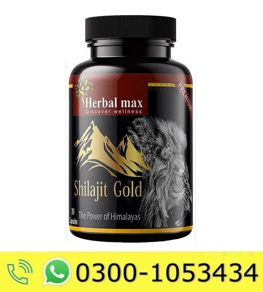 Herbal Max Shilajit Gold Capsules in Pakistan