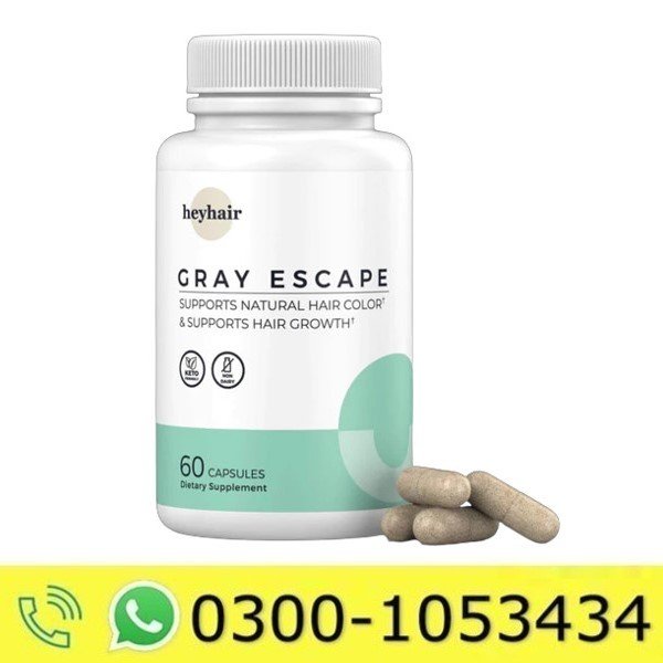 Grey Escape Capsules for Hair In Pakistan