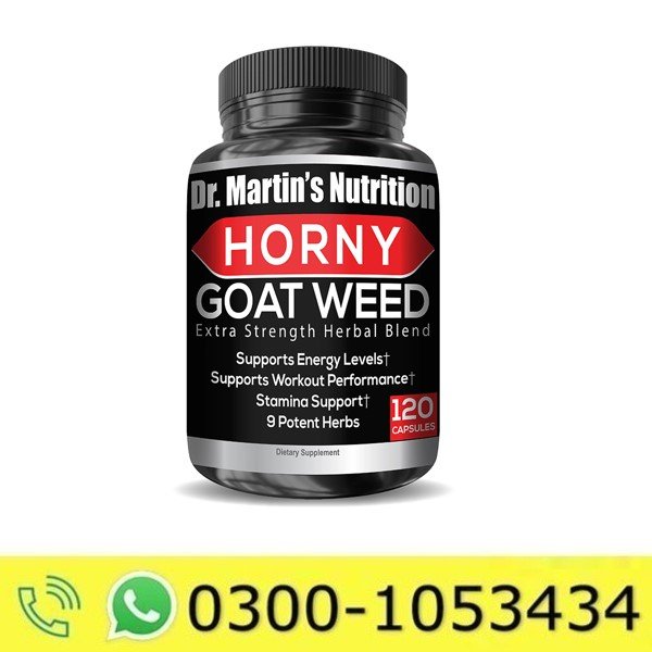 Dr Martin’s Nutrition Horny Goat Weed Capsules In Pakistan