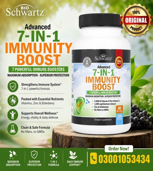 Advanced 7-in-1 Immunity Boost Capsules in Pakistan