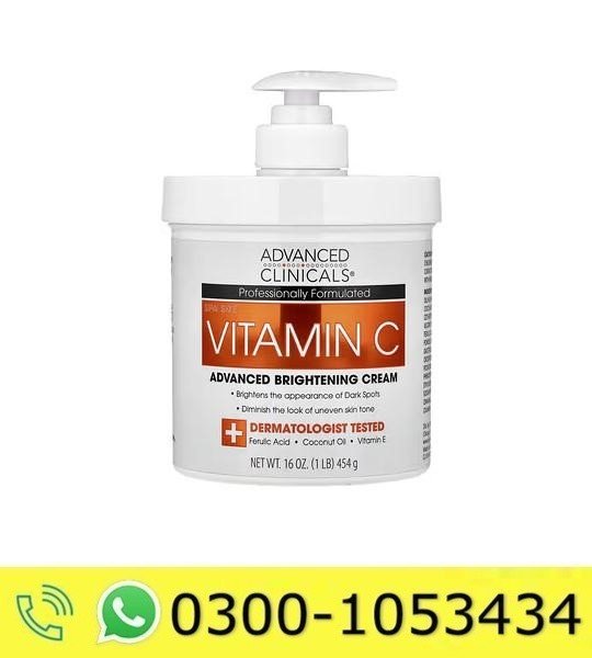 Advanced Clinicals Vitamin C Advanced Brightening Cream in Pakistan