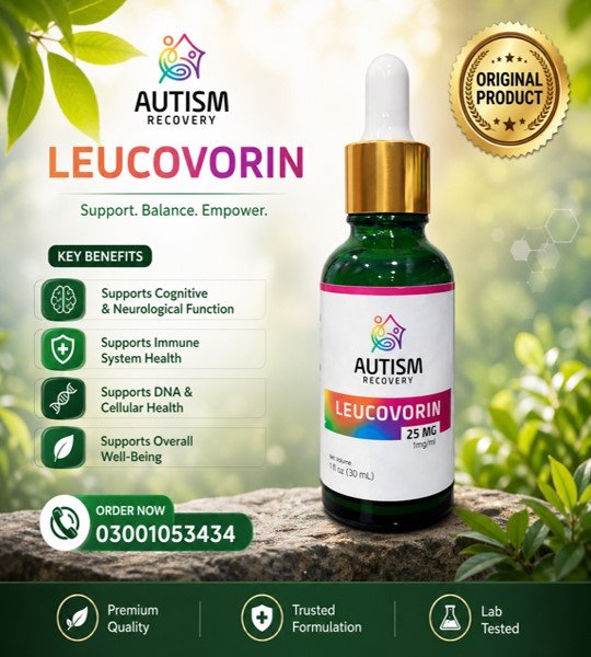 Autism Recovery Leucovorin 25mg Oil in Pakistan