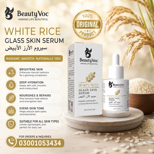BeautyVoc White Rice Glass Skin Serum