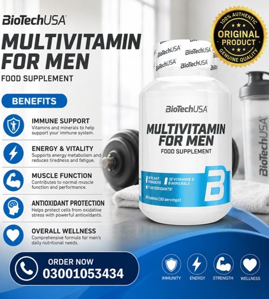 BioTechUSA Multivitamin for Men Tablets in Pakistan