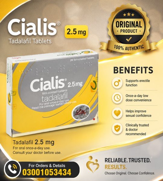 Cialis 2.5mg in Pakistan