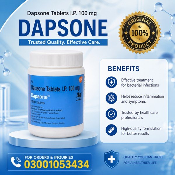 Dapsone Tablets 100mg in Pakistan