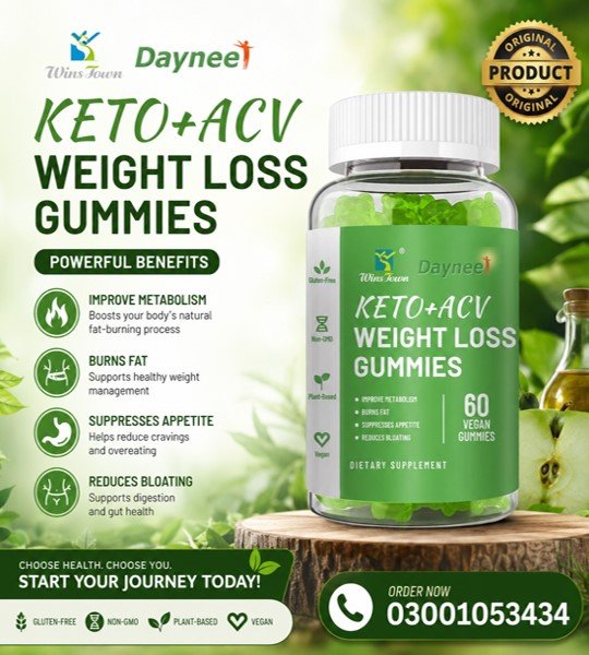 Daynee KETO+ACV Weight Loss Gummies in Pakistan