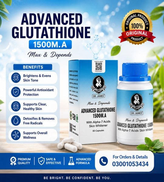 Dr James Glutathione Curma Capsule in Pakistan