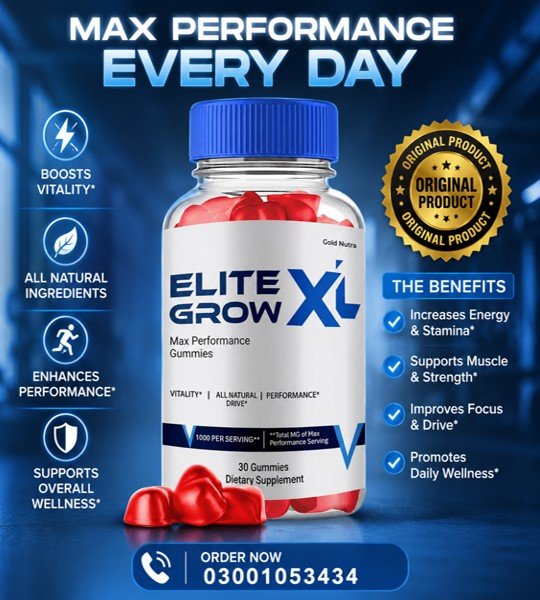 Elite Grow Xl Male Performance Gummies in Pakistan