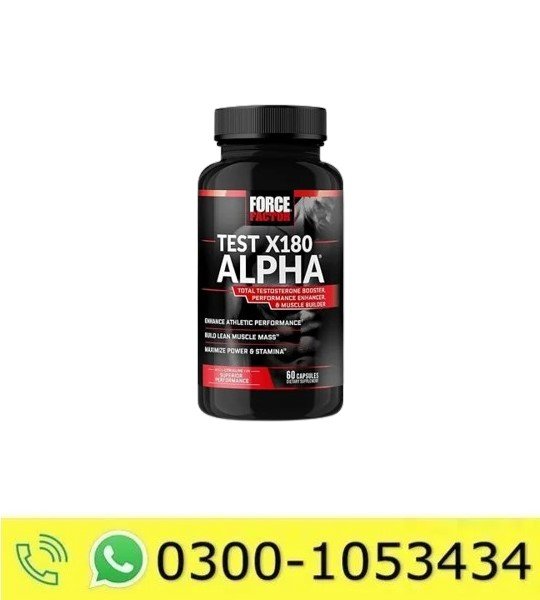 Force Factor Test X180 Alpha Capsule Price in Pakistan