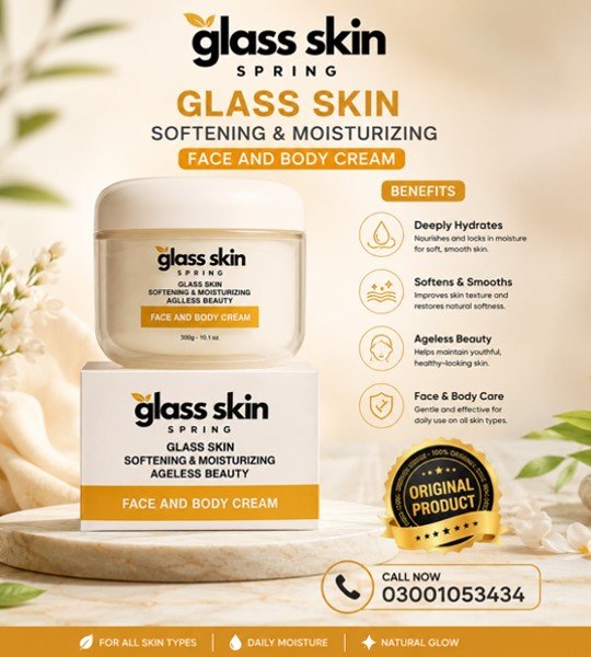 Glass Skin Spring Face And Body Cream in Pakistan