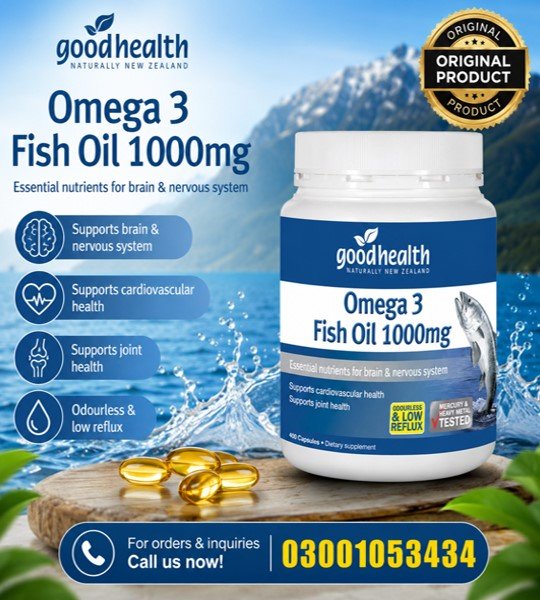 Good Health Omega 3 Fish Oil 1000mg in Pakistan