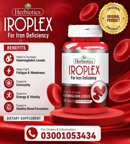 Herbiotics Iroplex Tablets in Pakistan