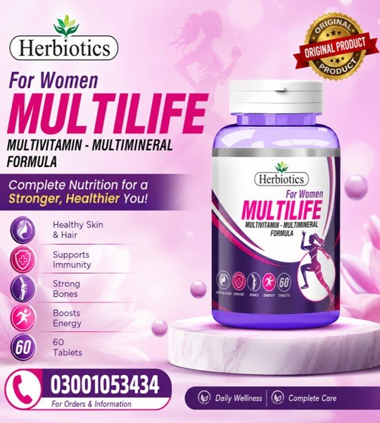Herbiotics Multilife Women Multivitamin in Pakistan
