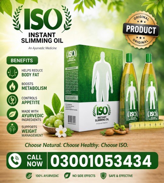 ISO Slimming Oil in Pakistan