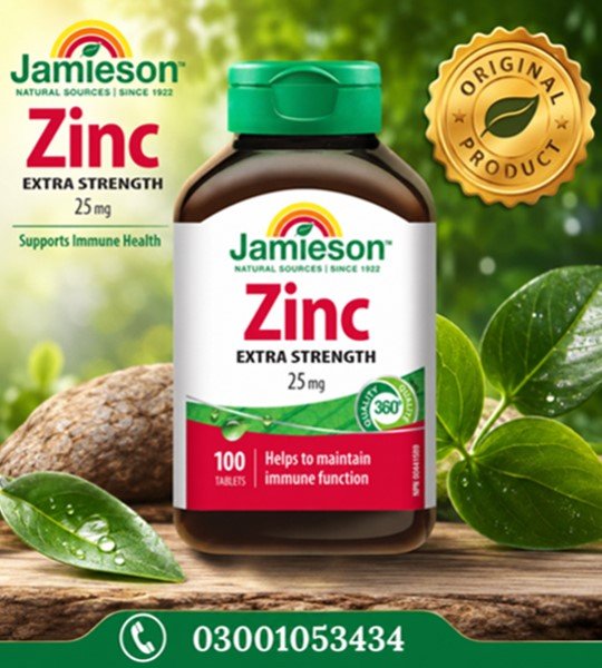 Jamieson Vitamins Zinc 25mg Tablets in Pakistan