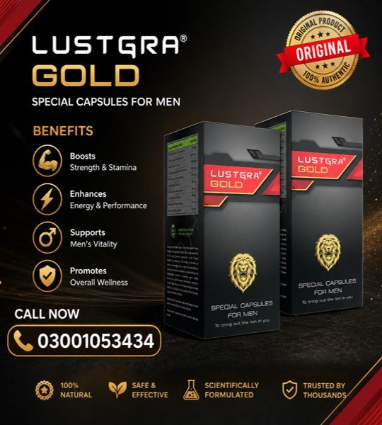 Lustgra Gold Capsule in Pakistan