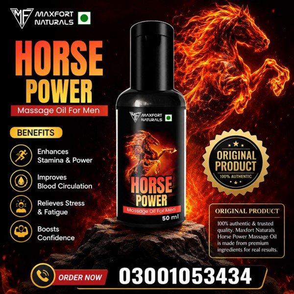 Maxfort Naturals Horse Power Oil in Pakistan