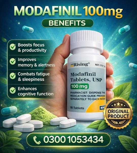 Modafinil Tablets USP 100mg in Pakistan