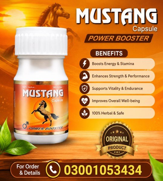 Mustang Capsule in Pakistan
