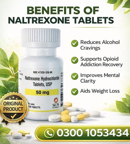 Naltrexone Hydrochloride Tablets in Pakistan