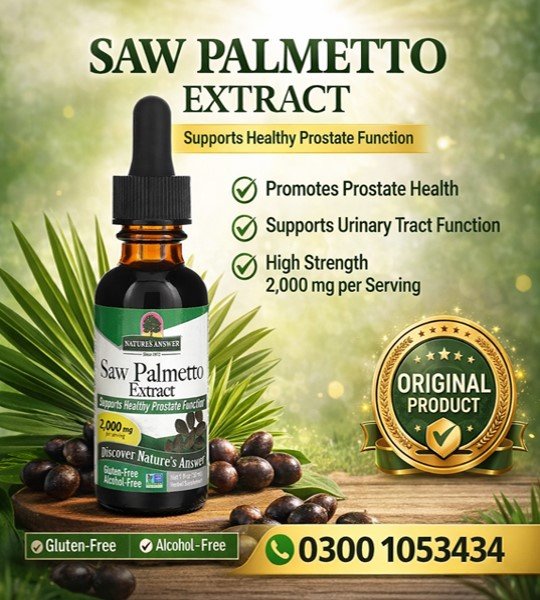 Nature's Answer Saw Palmetto Extract in Pakistan