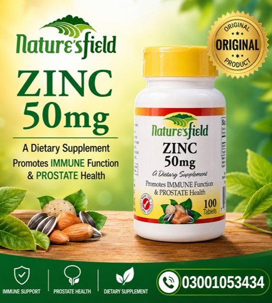 Nature's Field Zinc 50mg Tablets in Pakistan