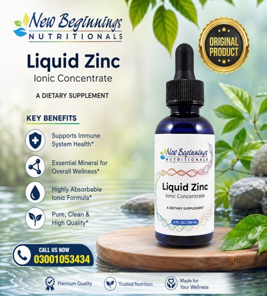 New Beginnings Nutritionals Liquid Zinc Oil in Pakistan