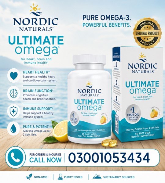 Nordic Naturals Ultimate Omega fish oil Softgels in Pakistan