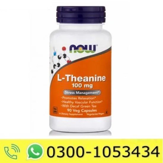 Now L-theanine 100Mg, 90 Ct in Pakistan