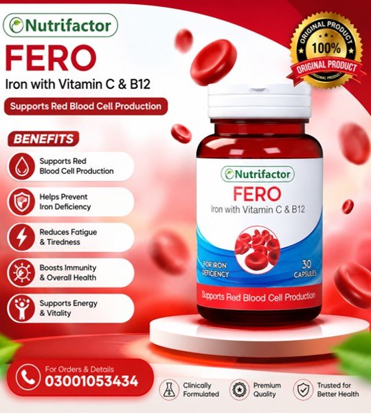 Nutrifactor Fero Iron Capsules in Pakistan