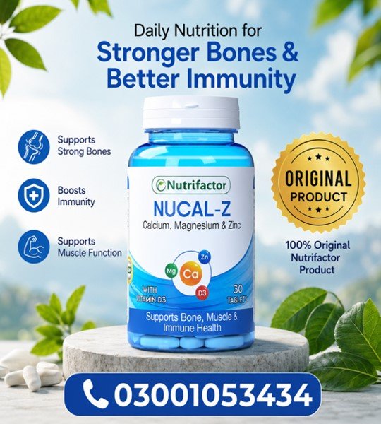 Nutrifactor Nucal Z Calcium Magnesium & Zinc in Pakistan