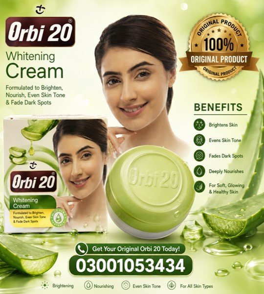 Orbi 20 Aloe Vera Whitening Cream in Pakistan