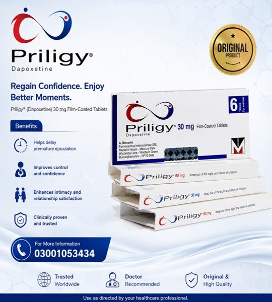 Priligy 30mg Tablets in Pakistan