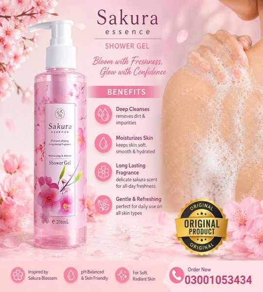 Sakura Limited Fragrance Body Wash in Pakistan