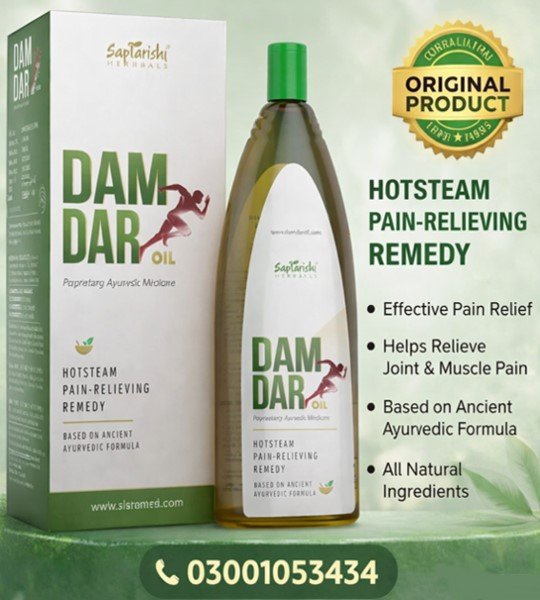 Saptarishi Herbals Damdar Oil in Pakistan