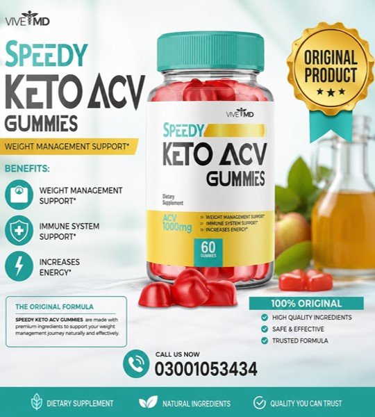 Speedy Keto ACV Gummies in Pakistan
