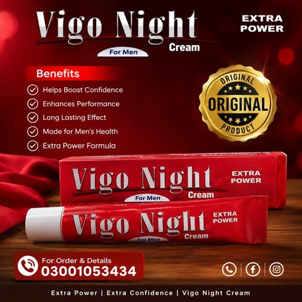 Vigo Night Delay Cream in Pakistan
