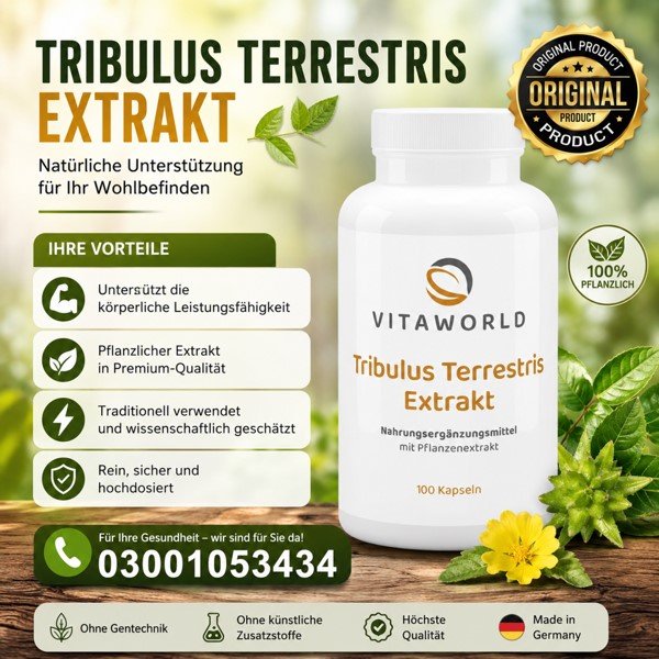 VitaWorld Tribulus Terrestris Extract Capsules in Pakistan