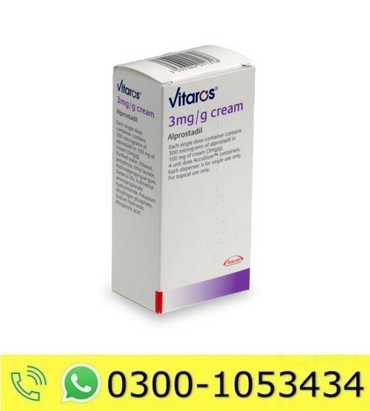 Vitaros Cream Price in Pakistan