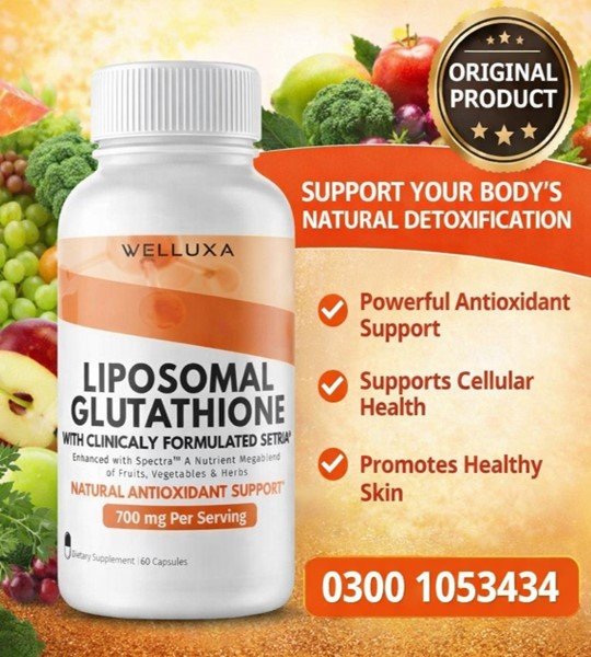 Welluxa Liposomal Glutathione Capsules in Pakistan