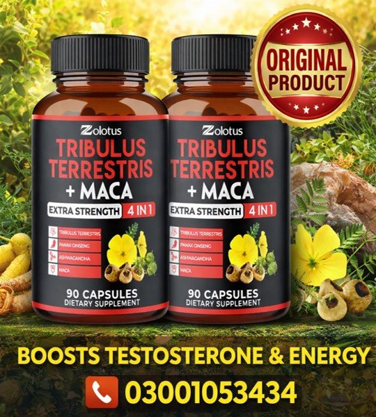 Zolotus Tribulus Terrestris + Maca Capsule in Pakistan