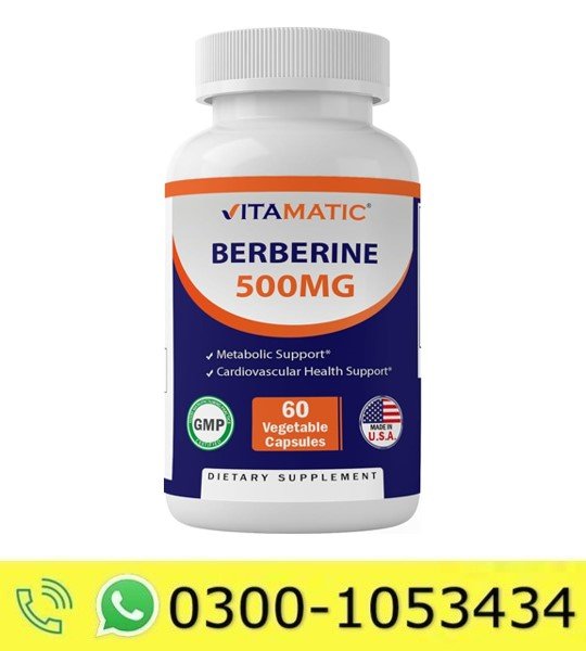 Vitamatic Berberine Supplement 500mg in Pakistan